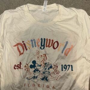 Bella Canvas Cream Disneyworld Graphic Tee